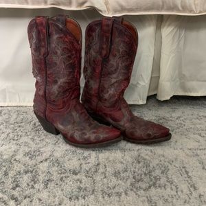 Dan post red cowboy boot women’s